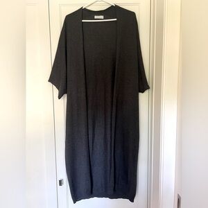 Long grey Oak and Fort cardigan